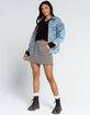 FULL TILT Plaid Mini Skirt image number 1