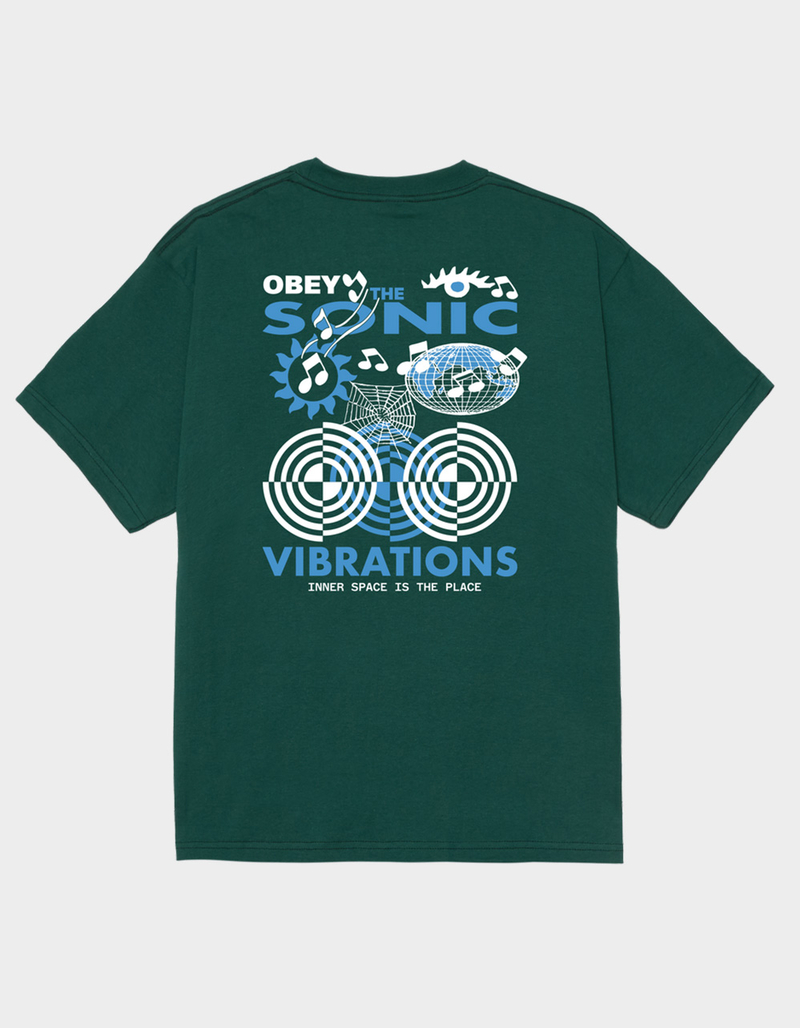 OBEY Sonic Vibrations Mens Tee image number 0