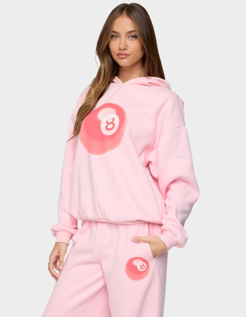 EDIKTED Lucky 8 Oversized Hoodie image number 1