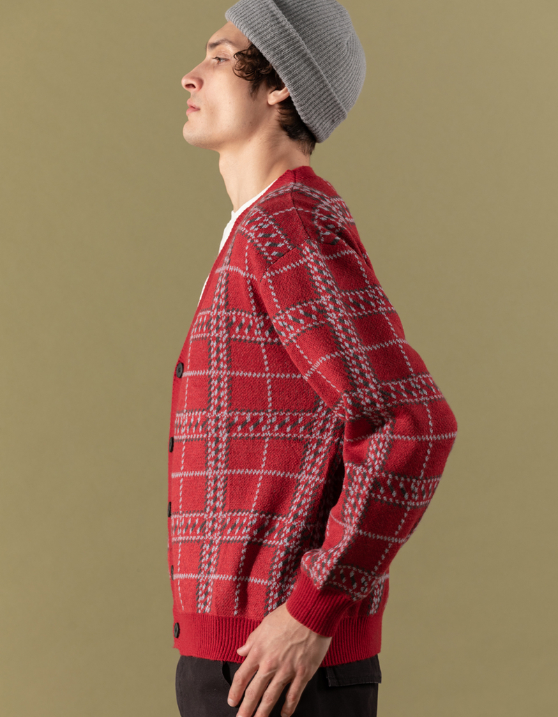 RSQ Mens Plaid Cardigan image number 5