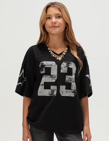 FULL TILT 23 Star Girls Mesh Tee  Primary Image