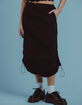 WEST OF MELROSE Drawstring Parachute Midi Skirt image number 2