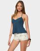 EDIKTED Leonora Halter Babydoll Top image number 2