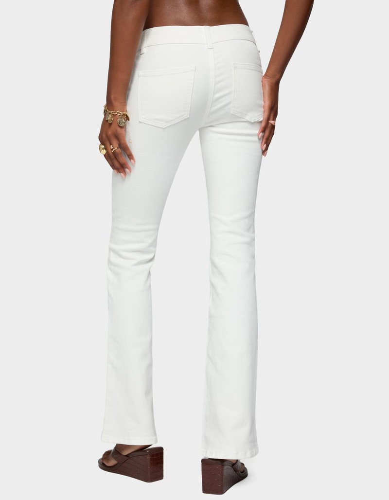 EDIKTED Mattea Low Rise Flared Jeans image number 2
