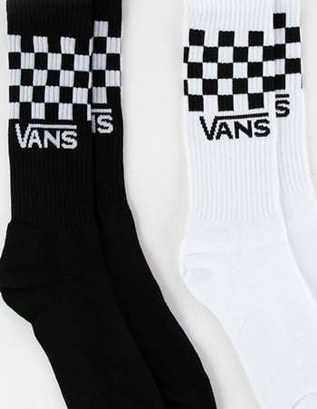 VANS Classic Checker Mens Crew Socks Alternative Image