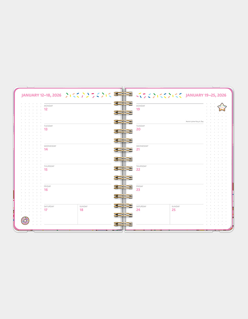 STUDIO OH! x tokidoki 2026 Donutella Deluxe Compact Flexi Planner image number 3