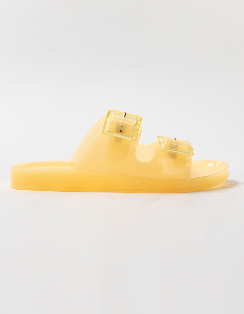 SODA Buckle Jelly Womens Slide Sandals image number 1
