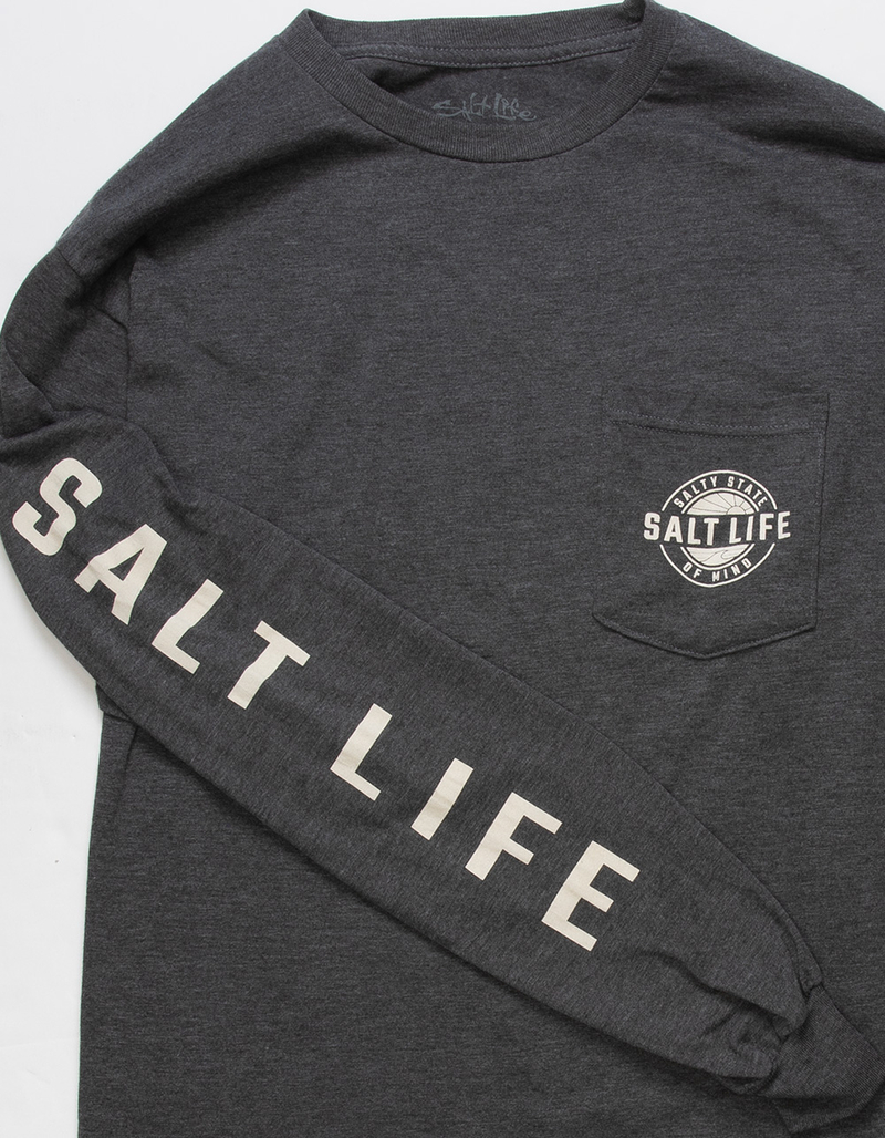 SALT LIFE First Light Mens Long Sleeve Pocket Tee image number 2