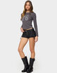 EDIKTED Kaisley 76 Long Sleeve Tee image number 8
