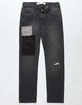 LEVI'S 511 Warp Stretch Dark Denim Boys Ripped Jeans image number 1