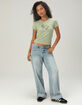 RSQ x Peanuts Camp Womens Baby Tee image number 5