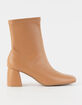 DELICIOUS Square Toe Womens Ankle Booties image number 2