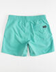 VOLCOM Lido Solid Mens Mint Volley Shorts image number 2