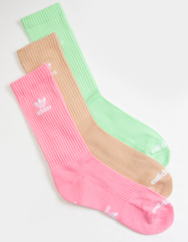 ADIDAS Originals 3 Pack Trefoil Mens Crew Socks image number 0