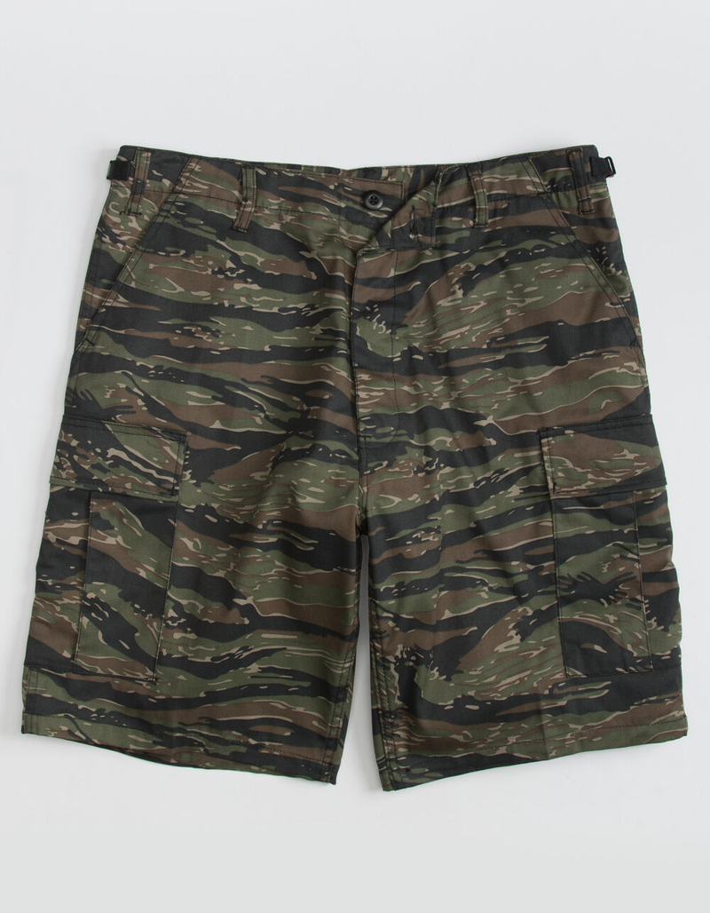 ROTHCO Tactical BDU Mens Tiger Camo Cargo Shorts image number 0