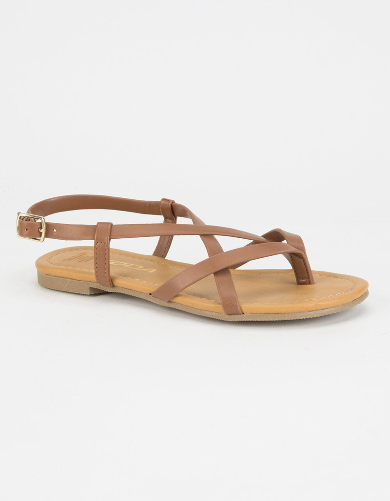 SODA Criss Cross Girls Thong Sandals image number 0