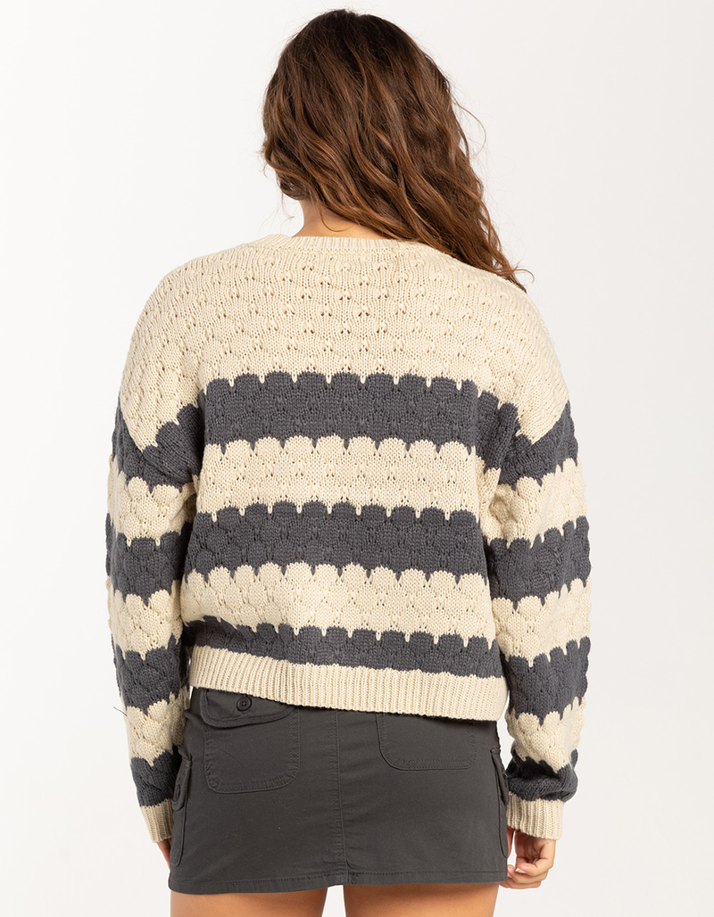 RSQ Womens Bubble Stripe Pullover Sweater image number 2