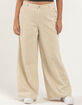 RSQ Wide Leg Womens Corduroy Carpenter Pants image number 8