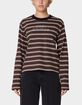 OBEY Louie Stripe Womens Long Sleeve Top image number 1