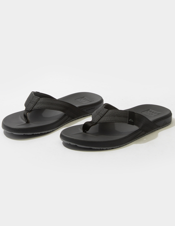REEF Cushion Phantom Black Mens Flip Flops Primary Image