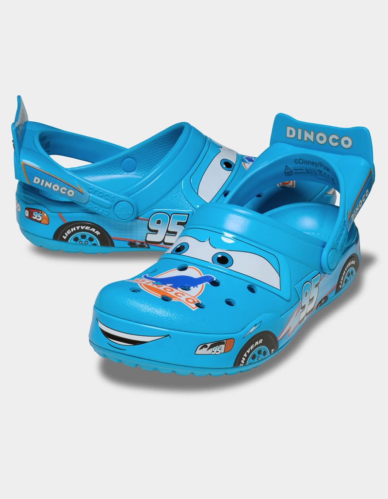 CROCS Disney Pixar Cars Lightning McQueen Dinoco Crocband&trade; Clogs image number 0