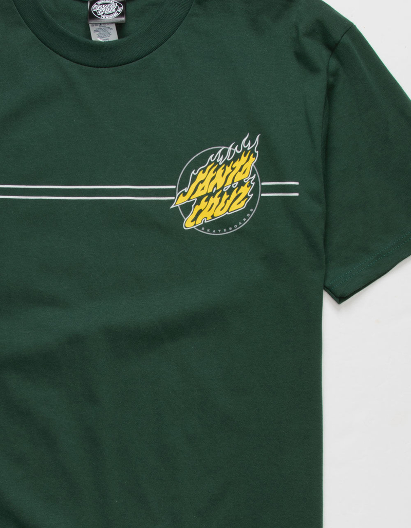 SANTA CRUZ Absent Flame Dot Mens Tee image number 3