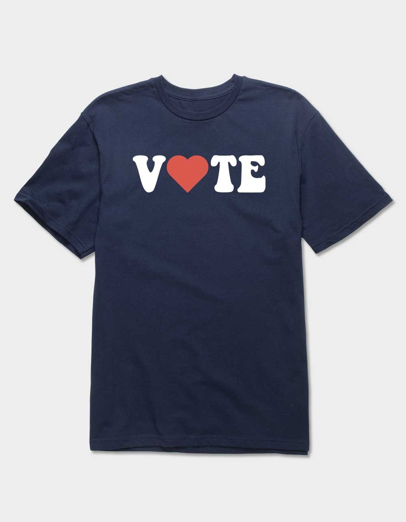 VOTE Heart Unisex Tee NAVY Tillys
