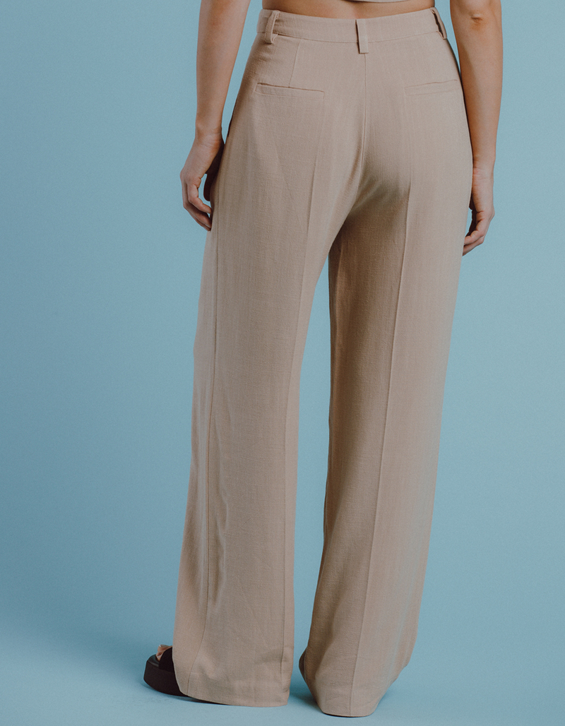 WEST OF MELROSE Womens Linen Pants image number 3
