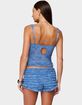 EDIKTED Shailee Ruffled Bra Top image number 2