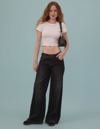 RSQ Womens Low Rise Baggy Jeans Primary Image