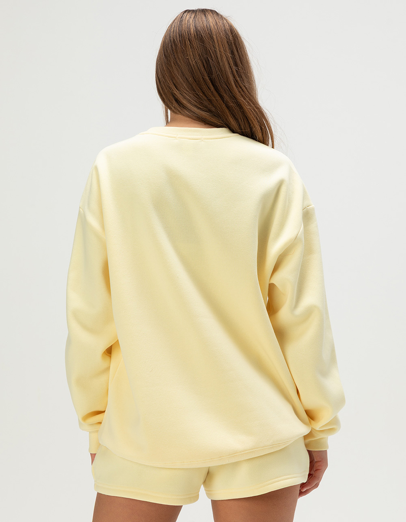 FULL TILT Shell Applique Womens Crewneck Sweatshirt image number 3