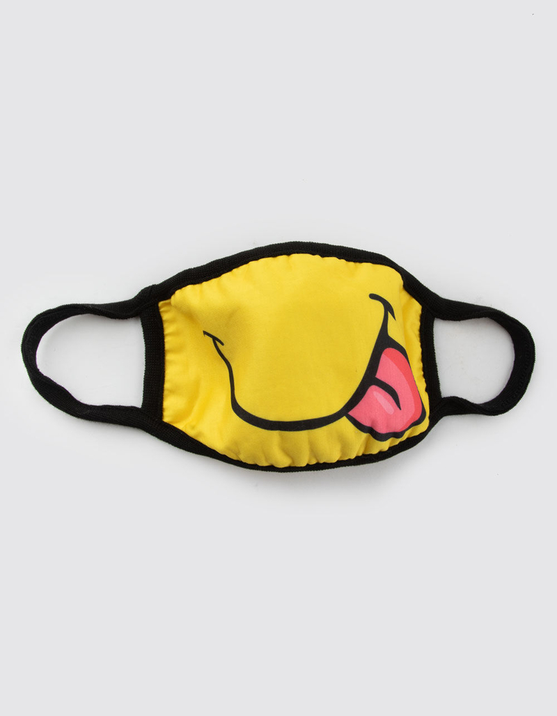Smiley Tongue Fashion Face Mask image number 0