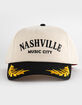 AMERICAN NEEDLE Nashville Music City Snapback Hat image number 2