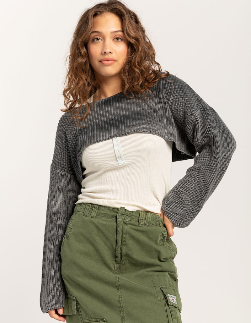 BDG Urban Outfitters Acid Wash Womens Shrug image number 0