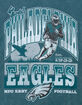 THE WILD COLLECTIVE Philadelphia Eagles Player Mens Washed Boxy Tee image number 2