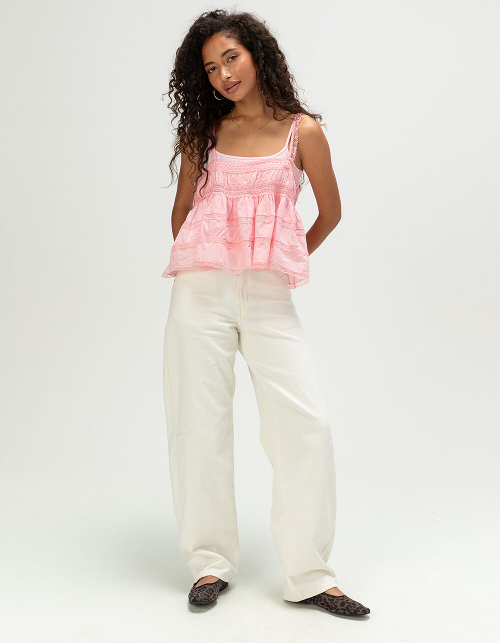 値下げ アンドマリー 新品 Rumi knit tank / pink FREE PEOPLE Darling Dreams Womens Cami - PINK | Tillys