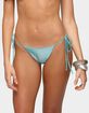 EDIKTED Seffey Metallic String Bikini Bottoms image number 1