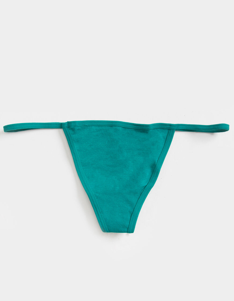 FULL TILT Seamless Dark Green G-String image number 0