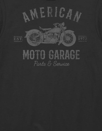 AMERICAN Moto Garage Unisex Tee Alternative Image