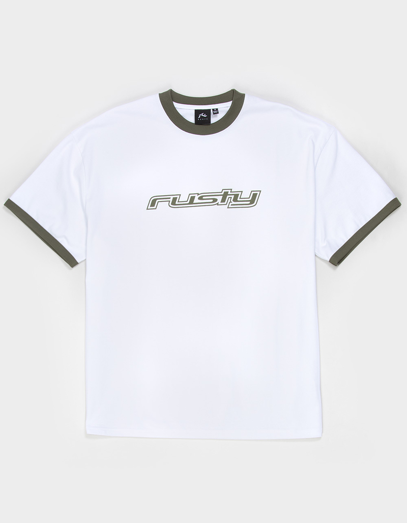 RUSTY Mens Ringer Tee image number 0