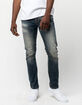 RSQ Seattle Knee Dart Mens Skinny Taper Stretch Jeans image number 1
