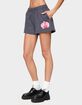 EDIKTED Orchid Babe Sweat Shorts image number 2