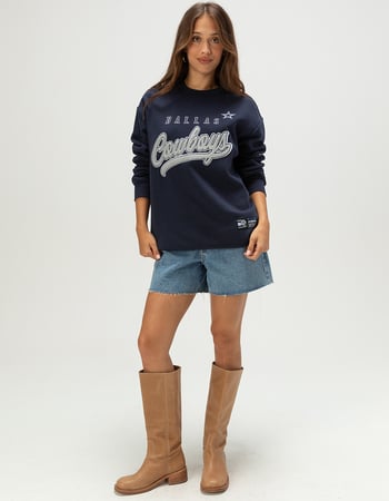 DALLAS COWBOYS Script Womens Crewneck Sweatshirt Alternative Image