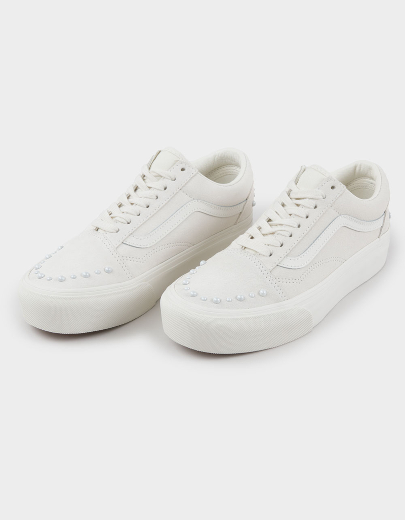 VANS Old Skool Pearls Womens Platform Shoes image number 1