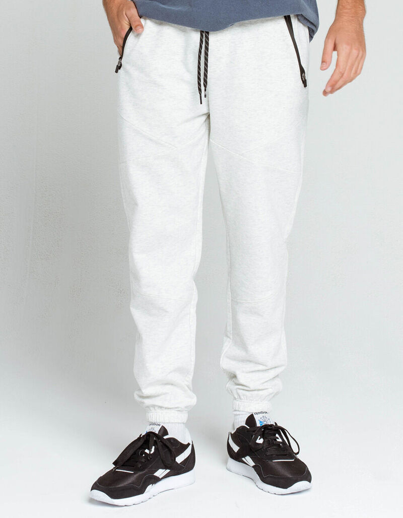 RSQ Knee Seam Mens White Sweatpants WHITE 387706150
