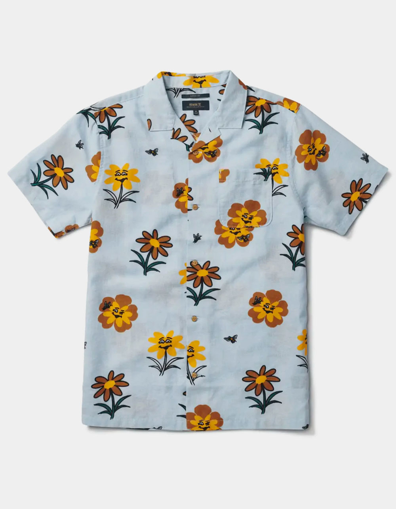 ROARK Gonzo Liquid Gold Mens Button Up Shirt image number 0