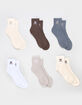 ADIDAS Originals Trefoil 6 Pack Quarter Socks image number 1