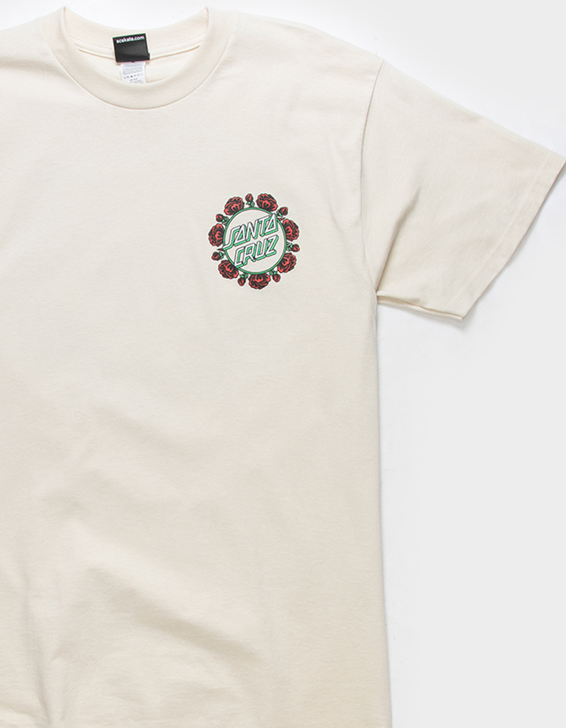 SANTA CRUZ Ring Rose Dot Mens Tee image number 3