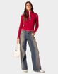 EDIKTED Gio Contrast Stitch Sweatshirt image number 5