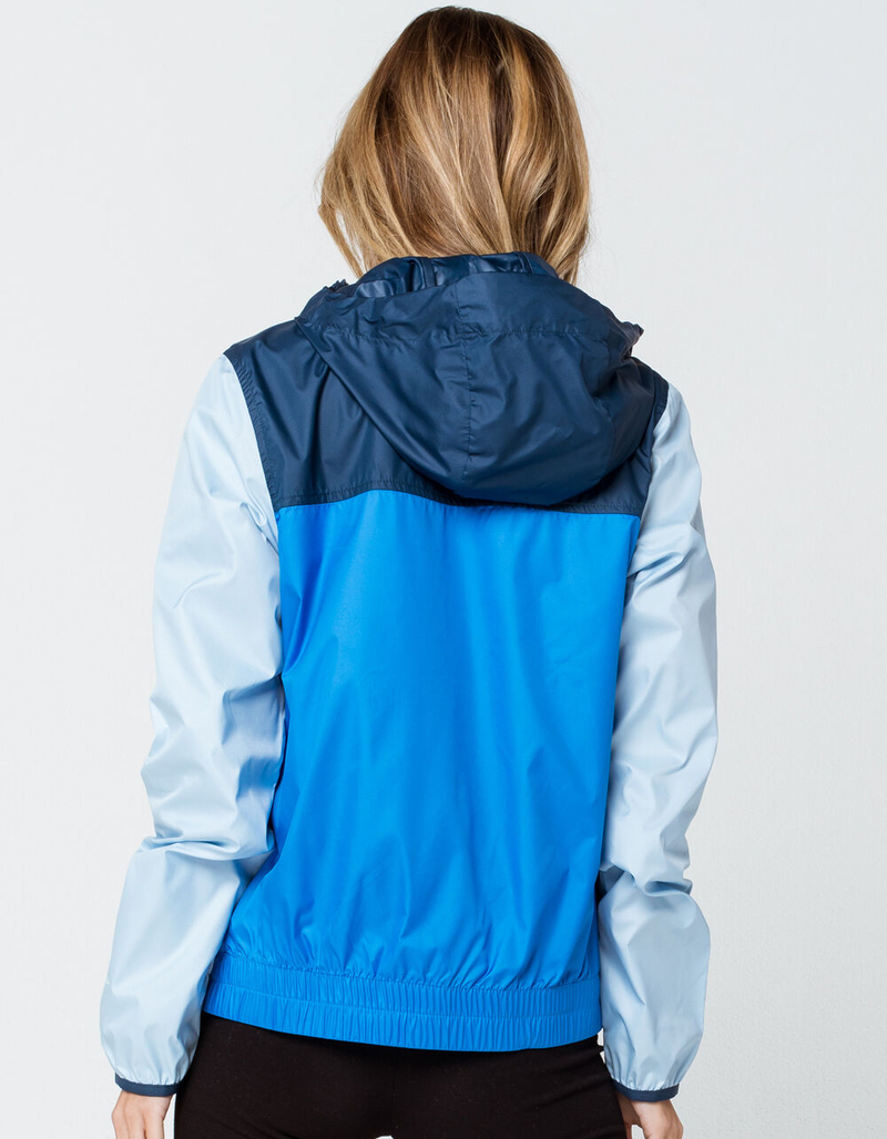 THE NORTH FACE Cyclone Packable Womens Blue Windbreaker Jacket image number 2